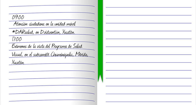 Agenda de Daniel Ávila Ruiz