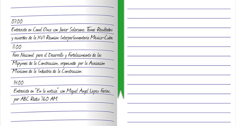 Agenda pública del senador Daniel Ávila Ruiz